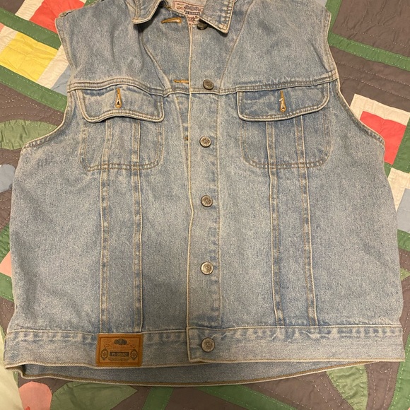 Vintage denim vest - Picture 3 of 4